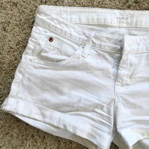 White Hudson shorts